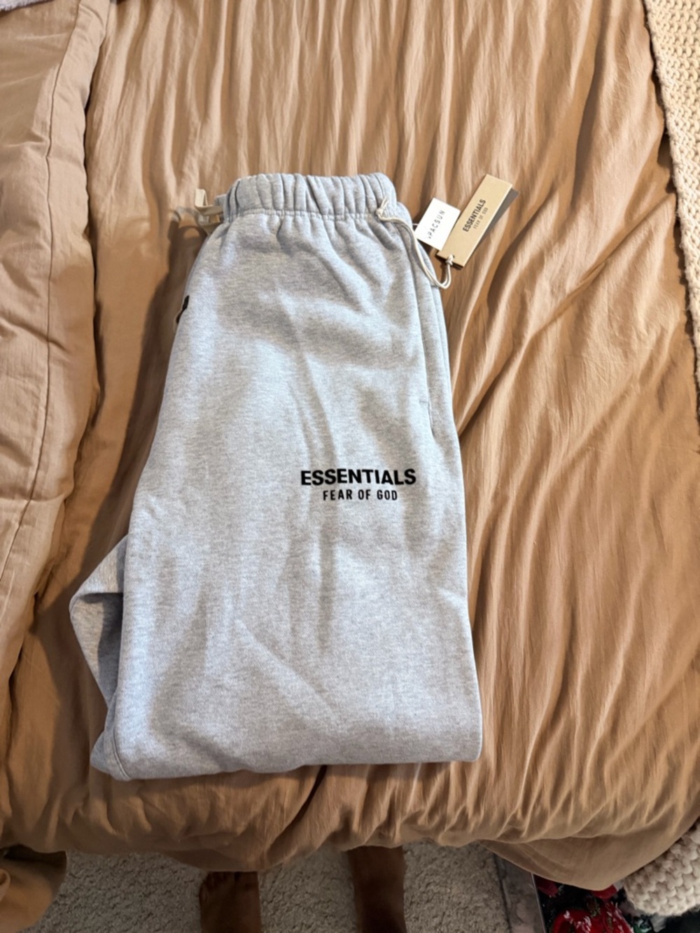 Essentials Light Grey Sweatpants - Picture 2 of 2